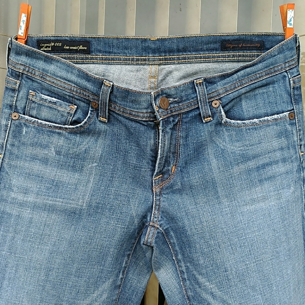 Citizen's Of Humanity Ingrid Low Waist Flare Jeans